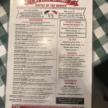 Rodeo Goat - Burgers Near Me - Houston, Texas