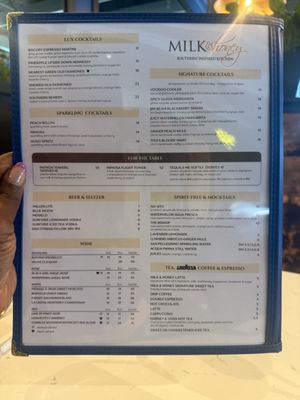 Menu photo 3 Milk & Honey Chantilly, VA