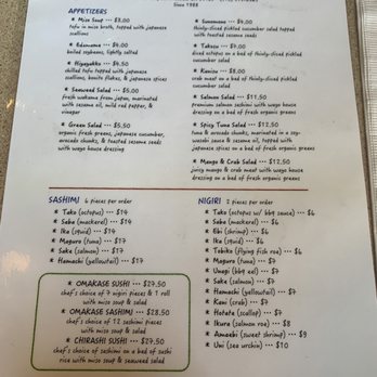Wayo Sushi - As of 3/28 - Sushi Bars Near Me - San Francisco, California