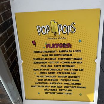 Pop Pops Fabulous Paleta - Ice Cream & Frozen Yogurt Near Me - San Diego, California