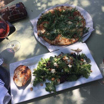 Corkscrew Cafe - Lemon pizza, pear salad. - American Near Me - Carmel Valley, California Corkscrew Cafe - Lemon pizza, pear salad. - American Near Me - Carmel Valley, California