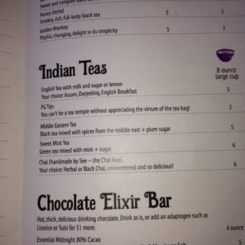 Wu Wei Tea Temple - Chocolate Elixir here I come!! - Tea Rooms Near Me - Fairfax, California