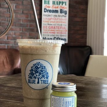 Bluetree Cafe - Honolulu - Dirty Chai Smoothie - espresso, chai, banana, cinnamon Digest-All Remedy Shot - ginger, aloe, lemon - Coffee & Tea Near Me - Honolulu, Hawaii Bluetree Cafe - Honolulu - Dirty Chai Smoothie - espresso, chai, banana, cinnamon Digest-All Remedy Shot - ginger, aloe, lemon - Coffee & Tea Near Me - Honolulu, Hawaii