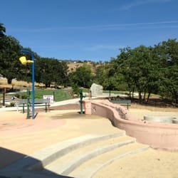 Oregon Hills Park - Pretty hot when the water is turned off but lots of potential. Brand new park.