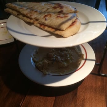 The Real Greek - Spitalfields - Greek flatbread and hummus - Greek Near Me - London, XGL