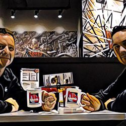 Hillis Brothers Painting - Planning out the day with some coffee!