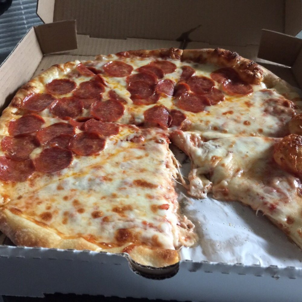 Pizza Bella - Half cheese, half pepperoni - Pizza Near Me - Katy, Texas Pizza Bella - Half cheese, half pepperoni - Pizza Near Me - Katy, Texas