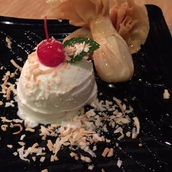 Yupha's Thai Kitchen - Fried banana with ice cream $7.50 - Thai Near Me - Tempe, Arizona