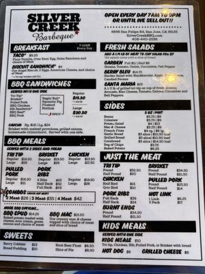 Menu photo 5 Silver Creek Barbeque San Jose, CA Menu photo 5 Silver Creek Barbeque San Jose, CA