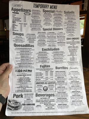 Menu photo 1 Dos Rancheros Mexican Restaurant Murfreesboro, TN Menu photo 1 Dos Rancheros Mexican Restaurant Murfreesboro, TN