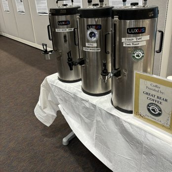 Great Bear Coffee - These were almost empty at the end of the event. - Coffee & Tea Near Me - Los Gatos, California