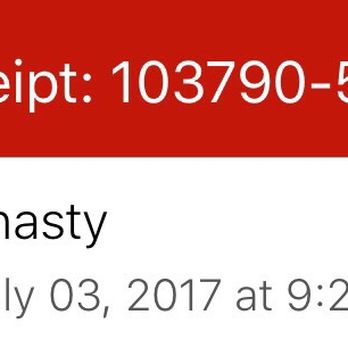 Hunan Dynasty - Screen shot of my receipt showing when I ordered this horrible mess they call food. - Chinese Near Me - Washington, DC, District of Columbia Hunan Dynasty - Screen shot of my receipt showing when I ordered this horrible mess they call food. - Chinese Near Me - Washington, DC, District of Columbia