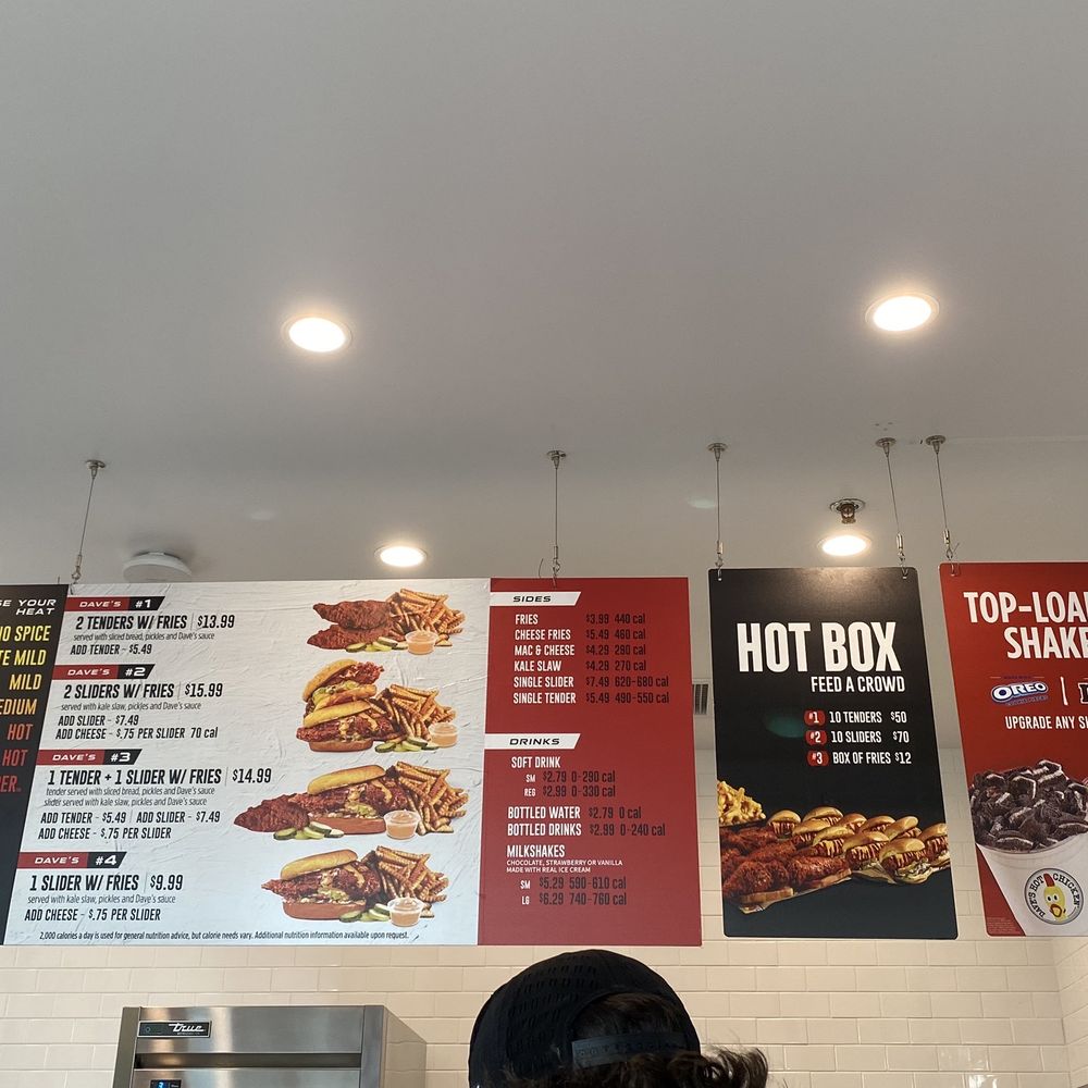 Dave's Hot Chicken - menu - Chicken Shop Near Me - San Jose, California Dave's Hot Chicken - menu - Chicken Shop Near Me - San Jose, California