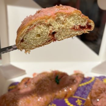 Caluda's King Cake - The inside of guava! - Bakeries Near Me - Harahan, Louisiana