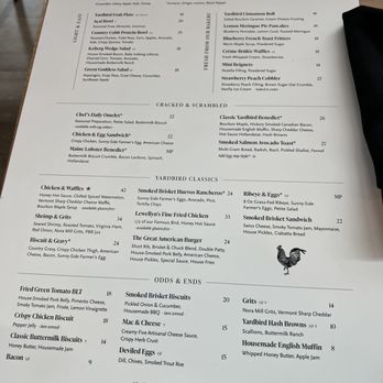 Yardbird Table & Bar - Menu - Southern Near Me - Miami Beach, Florida