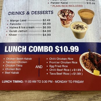 Kabab Mahal - Menu specials - Halal Near Me - Villa Park, Illinois