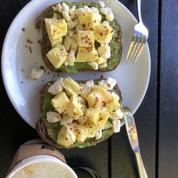The Coffee Spot - Avocado toast with eggs and feta - Coffee & Tea Near Me - Simsbury, Connecticut