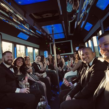 Cedillo Limousines - Happy faces of the bridal party! - Limos Near Me - Buena Park, California