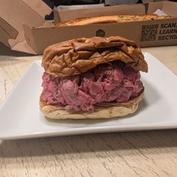 Super Beef Hot Sandwich