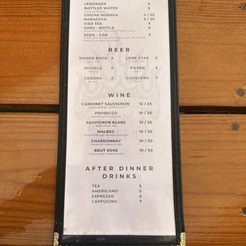 Llama Queen - Drinks menu - Peruvian Near Me - Austin, Texas Llama Queen - Drinks menu - Peruvian Near Me - Austin, Texas