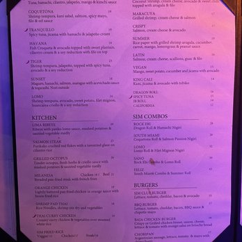 Sim - Asian Fusion Near Me - South Miami, Florida