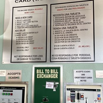 Rl Wash-N-Dry - Prices for the cards that you have to use to purchase soap or pay to wash or dry. - Laundry Services Near Me - Lubbock, Texas