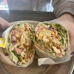 Tribos Crispy Peri Peri Chicken Wrap Tribos Crispy Peri Peri Chicken Wrap