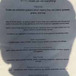 Tucker Maxon Goat Park - Be careful what you feed the goats!