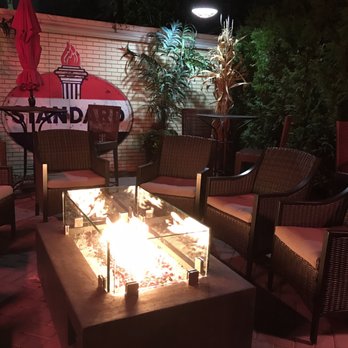 Red Crown Quality Eats - We're enjoying some Cava by the fire in October. Pretty empty here... - American Near Me - Grosse Pointe Park, Michigan