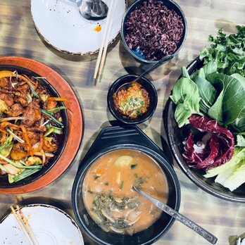 Jang Dok Dae - ssam platter - Korean Near Me - Flushing, New York