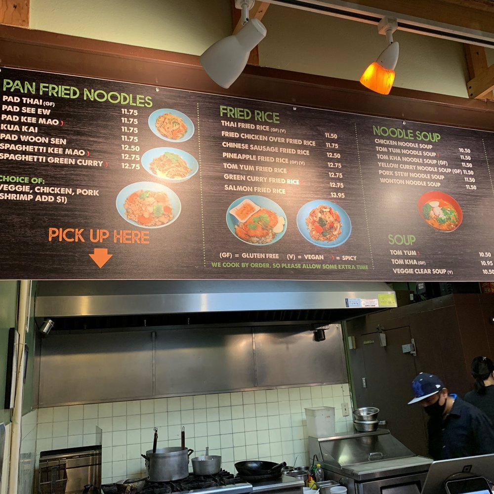 Menu : the lady is great! Excellent customer service