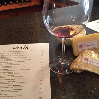 Wrath - Pinot and yummy cheese from next door. - Wine Tasting Room Near Me Wrath - Pinot and yummy cheese from next door. - Wine Tasting Room Near Me
