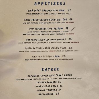 Ryota - Menu as of September 2026 - Sushi Bars Near Me - Chicago, Illinois Ryota - Menu as of September 2026 - Sushi Bars Near Me - Chicago, Illinois