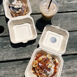 Hail Snail - explorer + gluten-free quake + cold brew coffee