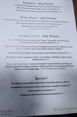 Menu photo 1 Alla Pineta Coredo, TN