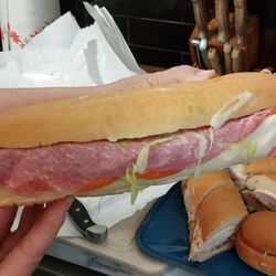 Tops Markets - Nice Italian sub, doesn't have a chance against my appetite.