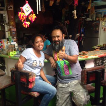 El Hongo - This is the owner with my Spanish teacher. - Mexican Near Me - Playa del Carmen, ROO El Hongo - This is the owner with my Spanish teacher. - Mexican Near Me - Playa del Carmen, ROO