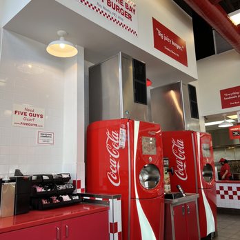 Five Guys - Drink station - Burgers Near Me - Dublin, California