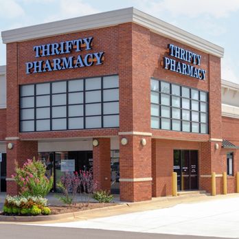 Thrifty Pharmacy-Edmond - This photo shows a modern brick building housing Thrifty Pharmacy. The pharmacy signage is displayed prominently in bold blue... - Drugstores Near Me - Edmond, Oklahoma Thrifty Pharmacy-Edmond - This photo shows a modern brick building housing Thrifty Pharmacy. The pharmacy signage is displayed prominently in bold blue... - Drugstores Near Me - Edmond, Oklahoma