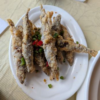 Koi Palace - Deep fried salt and pepper capelin - Dim Sum Near Me - Dublin, California Koi Palace - Deep fried salt and pepper capelin - Dim Sum Near Me - Dublin, California