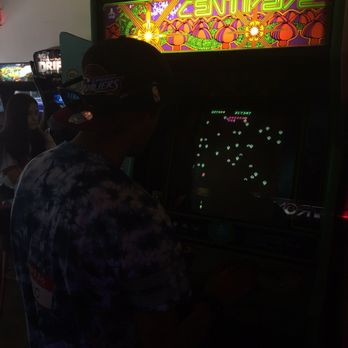 Neon Retro Arcade - My son playing centepede for the first time - Arcades Near Me - Pasadena, California Neon Retro Arcade - My son playing centepede for the first time - Arcades Near Me - Pasadena, California