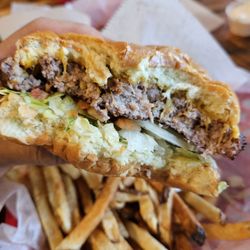 Foster's Grille - Charburger: -Overcooked - Very, very dry - over priced Ordered: - two burger combo (fries and drinks) - hotdog Total of $44