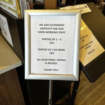 Sushi Okoku - Automatic gratuity. - Sushi Bars Near Me - Riverside, California