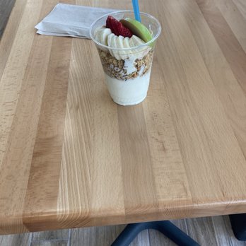 Nekter Juice Bar - Build Your Own Parfait Small with Greek yogurt, granola, bananas, apples, and strawberries. - Acai Bowls Near Me - Camarillo, California