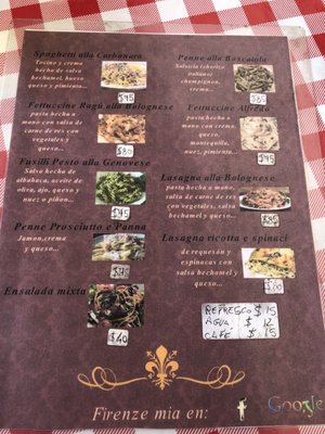 Menu photo 3 Firenze Mia Guadalajara, JAL