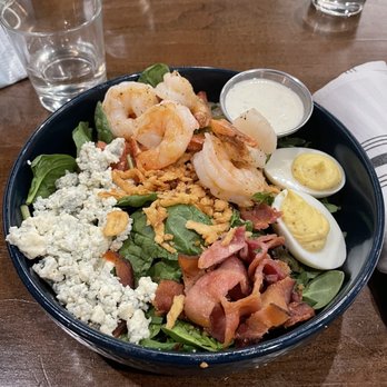 44 Mills Kitchen + Tap - Cobb salad with shrimp - New American Near Me - Concord, North Carolina 44 Mills Kitchen + Tap - Cobb salad with shrimp - New American Near Me - Concord, North Carolina