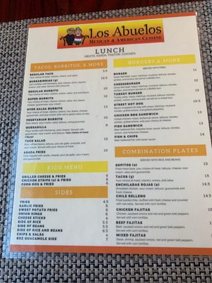 Menu photo 6 Los Abuelos Napa, CA