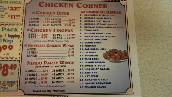 Menu photo 1 Wings Things & Pizza Severn, MD