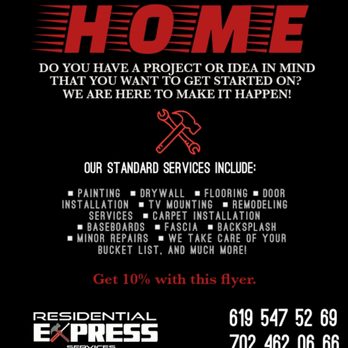 Residential Express Services - Drywall Installation & Repair Near Me - Las Vegas, Nevada