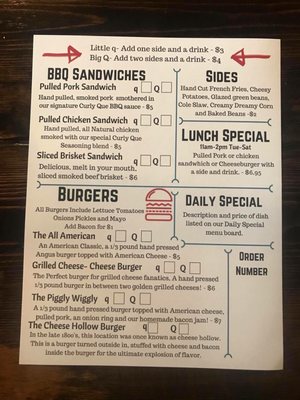 Menu photo 6 Curly Que Barbeque Bolivar, MO
